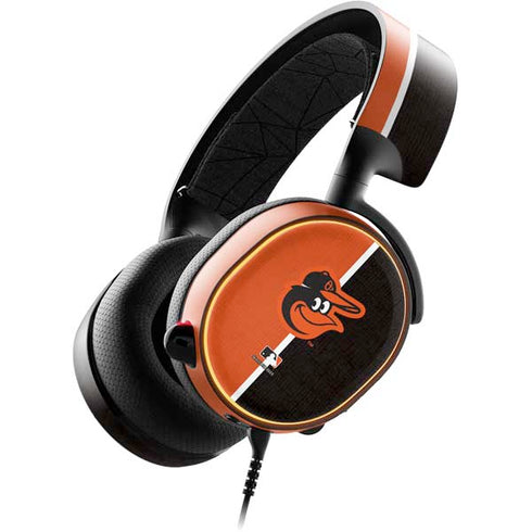 MLB Baltimore Orioles Split SteelSeries Arctis 5 Skin
