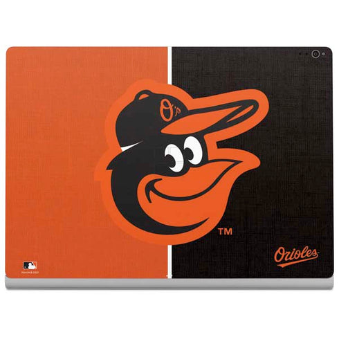 MLB Baltimore Orioles Split Surface Book 2 15in Skin