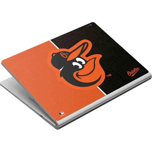 MLB Baltimore Orioles Split Surface Book Skin