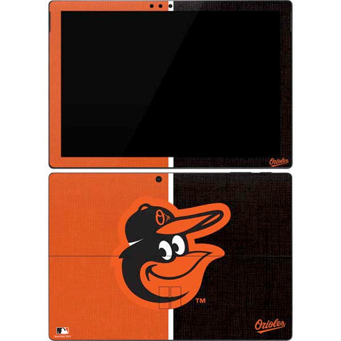 MLB Baltimore Orioles Split Surface Pro 7 Skin