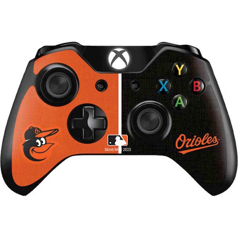 MLB Baltimore Orioles Split Xbox One Controller Skin