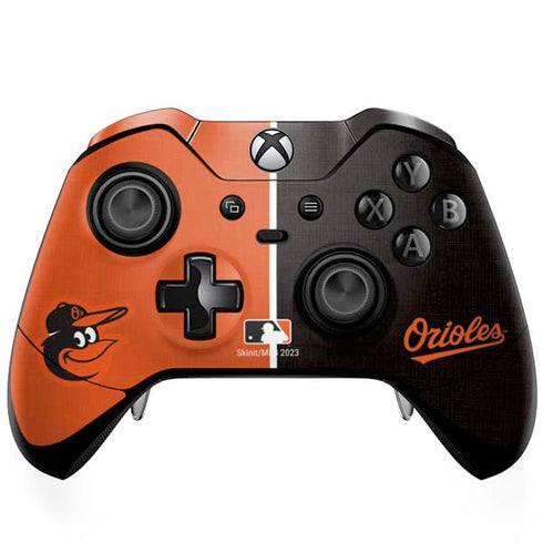 MLB Baltimore Orioles Split Xbox One Elite Controller Skin