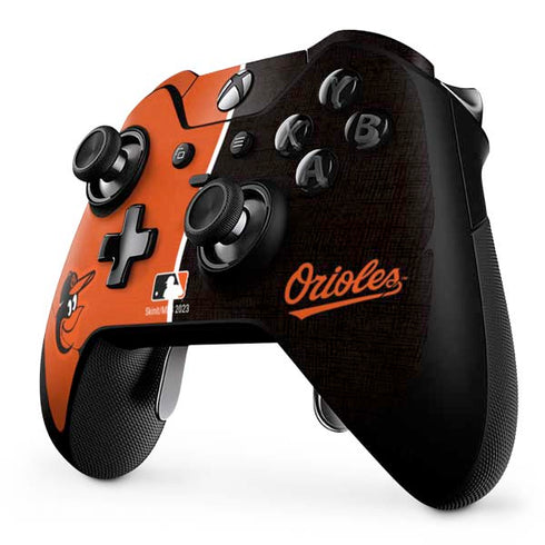 MLB Baltimore Orioles Split Xbox One Elite Controller Skin