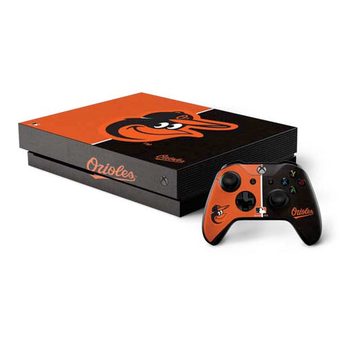 MLB Baltimore Orioles Split Xbox One X Bundle Skin