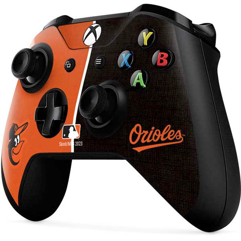 MLB Baltimore Orioles Split Xbox One X Controller Skin