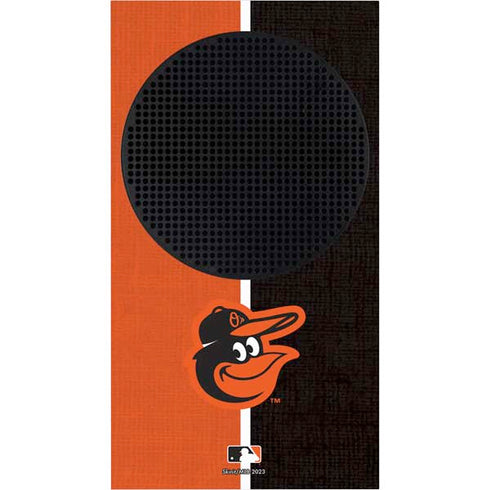 MLB Baltimore Orioles Split Xbox Series S Console Skin