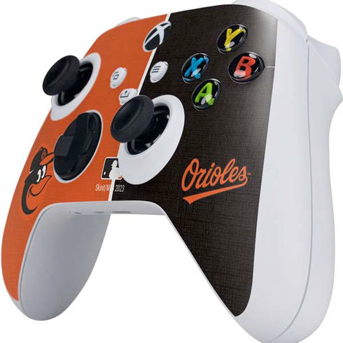 MLB Baltimore Orioles Split Xbox Series S Controller Skin