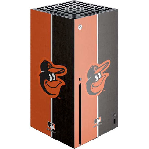 MLB Baltimore Orioles Split Xbox Series X Console Skin