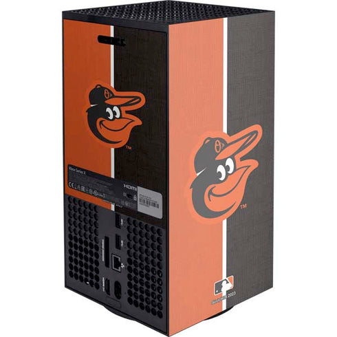 MLB Baltimore Orioles Split Xbox Series X Console Skin