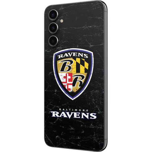 NFL Baltimore Ravens - Alternate Distressed Galaxy A14 5G Skin