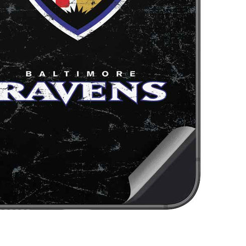 NFL Baltimore Ravens - Alternate Distressed Galaxy A14 5G Skin