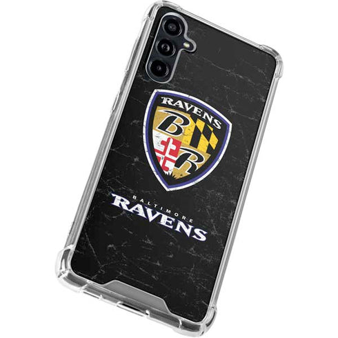 NFL Baltimore Ravens - Alternate Distressed Galaxy A54 5G Clear Case
