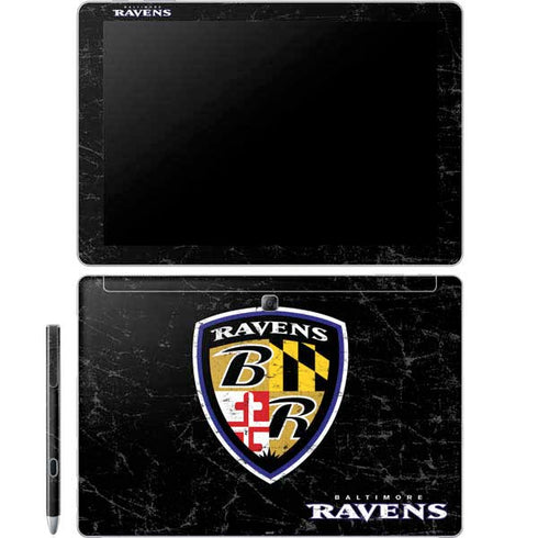NFL Baltimore Ravens - Alternate Distressed Galaxy Book 12in Skin