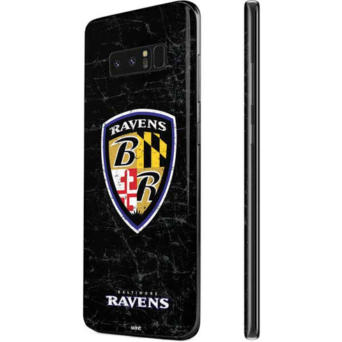 NFL Baltimore Ravens - Alternate Distressed Galaxy Note 8 Skin