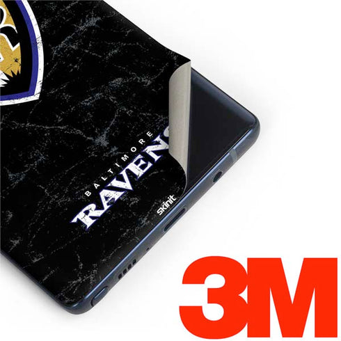 NFL Baltimore Ravens - Alternate Distressed Galaxy Note 9 Skin