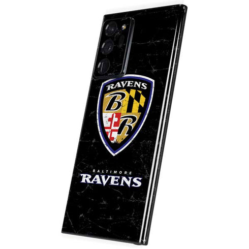 NFL Baltimore Ravens - Alternate Distressed Galaxy Note20 Ultra 5G Skin