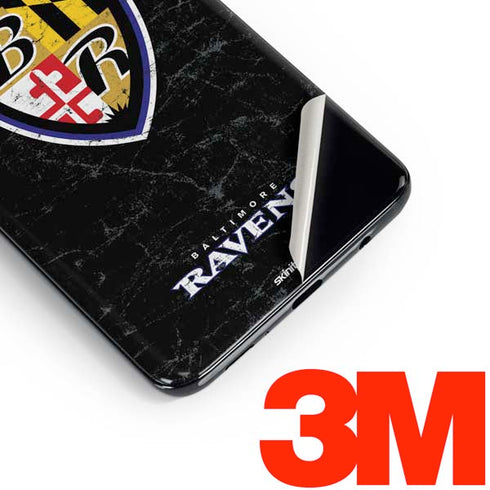 NFL Baltimore Ravens - Alternate Distressed Galaxy S10 Skin