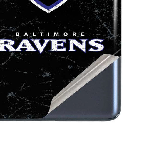 NFL Baltimore Ravens - Alternate Distressed Galaxy S20 Fan Edition Skin