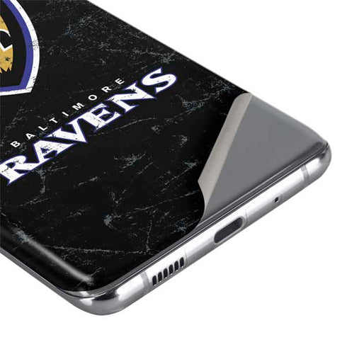 NFL Baltimore Ravens - Alternate Distressed Galaxy S20 Skin