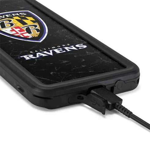 NFL Baltimore Ravens - Alternate Distressed Galaxy S20 Waterproof Case