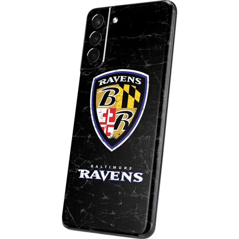 NFL Baltimore Ravens - Alternate Distressed Galaxy S21 5G Skin