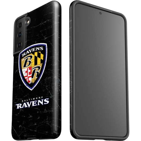 NFL Baltimore Ravens - Alternate Distressed Galaxy S21 FE Pro Case