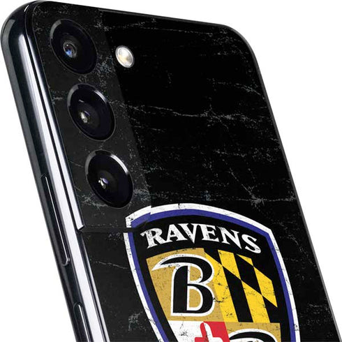 NFL Baltimore Ravens - Alternate Distressed Galaxy S22 Plus Skin