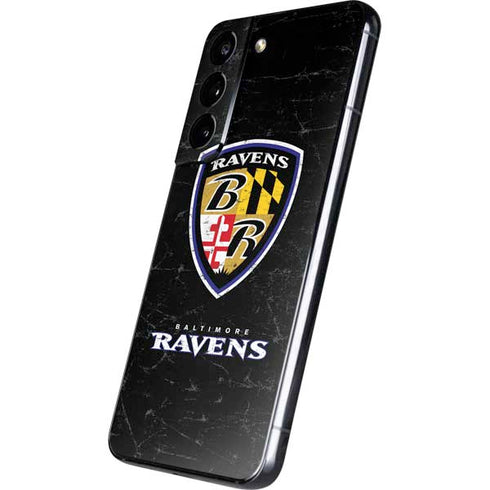 NFL Baltimore Ravens - Alternate Distressed Galaxy S22 Skin