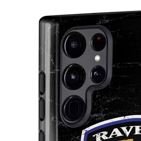 NFL Baltimore Ravens - Alternate Distressed Galaxy S22 Ultra Pro Case