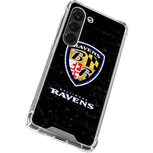 NFL Baltimore Ravens - Alternate Distressed Galaxy S23 Clear Case