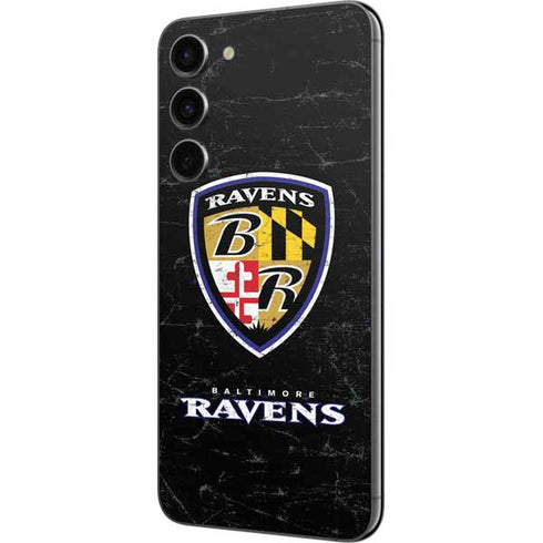 NFL Baltimore Ravens - Alternate Distressed Galaxy S23 Plus Skin