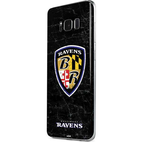 NFL Baltimore Ravens - Alternate Distressed Galaxy S8 Skin