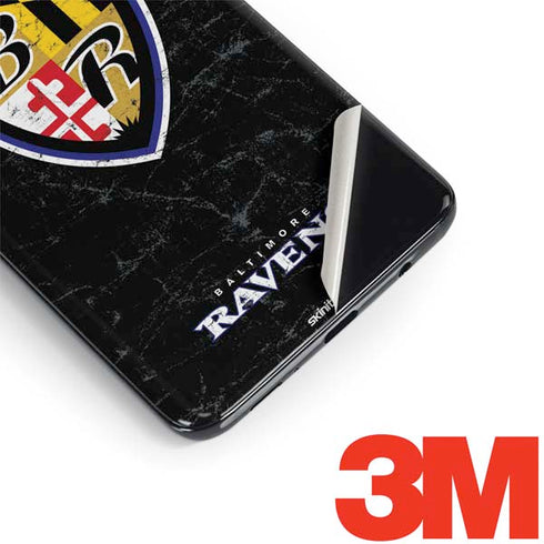 NFL Baltimore Ravens - Alternate Distressed Galaxy S9 Skin