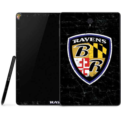 NFL Baltimore Ravens - Alternate Distressed Samsung Galaxy Tab Skin