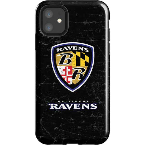 NFL Baltimore Ravens - Alternate Distressed iPhone 11 Impact Case