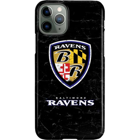 NFL Baltimore Ravens - Alternate Distressed iPhone 11 Pro Lite Case