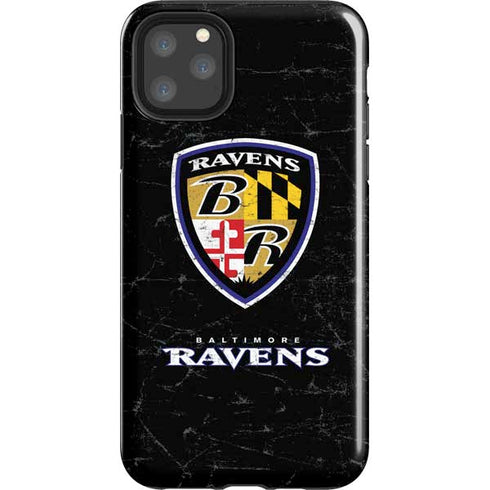 NFL Baltimore Ravens - Alternate Distressed iPhone 11 Pro Max Impact Case