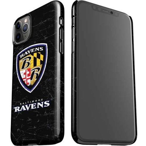 NFL Baltimore Ravens - Alternate Distressed iPhone 11 Pro Max Lite Case