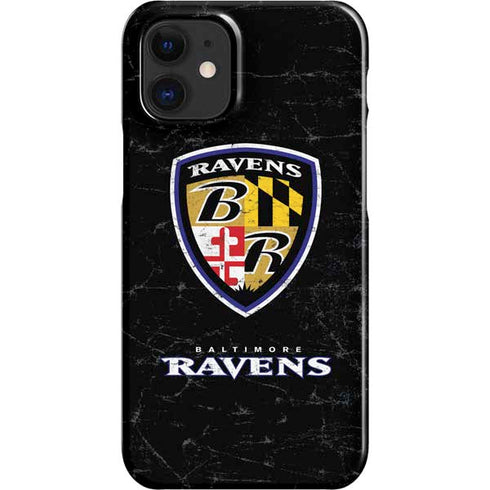 NFL Baltimore Ravens - Alternate Distressed iPhone 12 Mini Lite Case