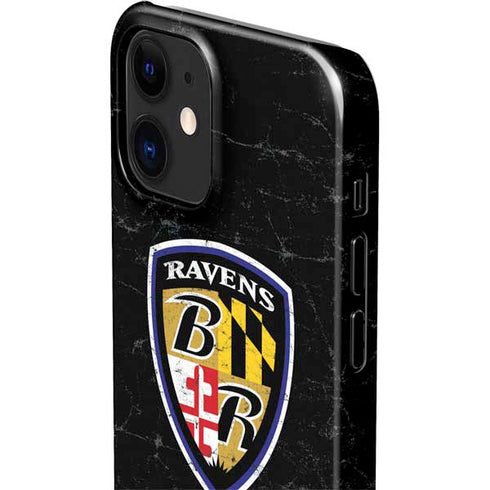 NFL Baltimore Ravens - Alternate Distressed iPhone 12 Mini Lite Case
