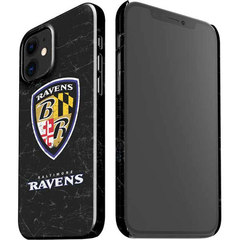 NFL Baltimore Ravens - Alternate Distressed iPhone 12 Mini Lite Case