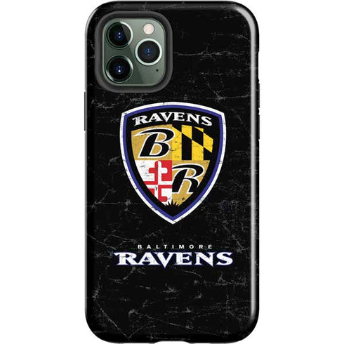 NFL Baltimore Ravens - Alternate Distressed iPhone 12 Pro Max Impact Case