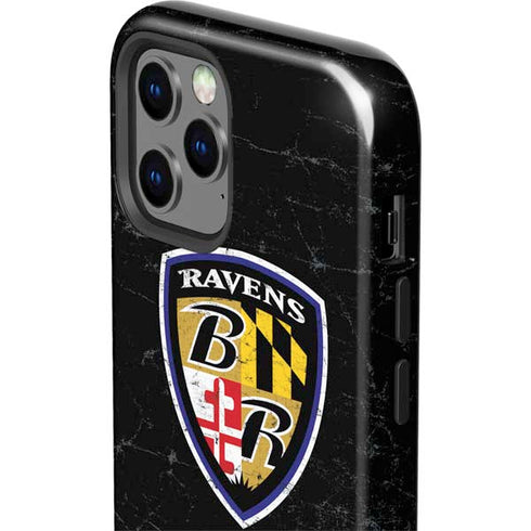 NFL Baltimore Ravens - Alternate Distressed iPhone 12 Pro Max Impact Case