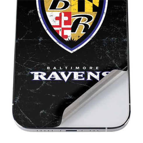 NFL Baltimore Ravens - Alternate Distressed iPhone 12 Pro Max Skin