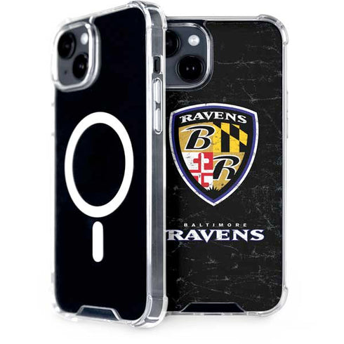 NFL Baltimore Ravens - Alternate Distressed iPhone 13 MagSafe Case