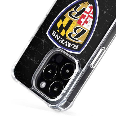 NFL Baltimore Ravens - Alternate Distressed iPhone 13 Pro MagSafe Case