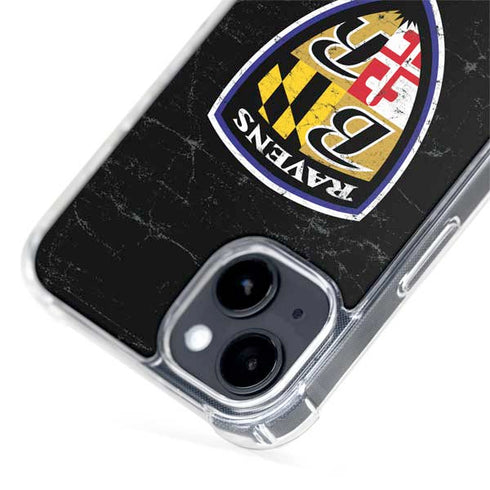 NFL Baltimore Ravens - Alternate Distressed iPhone 15 Plus MagSafe Case