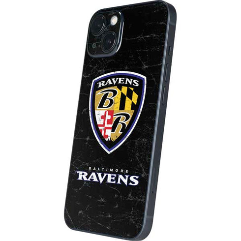 NFL Baltimore Ravens - Alternate Distressed iPhone 14 Skin