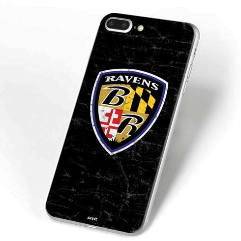 NFL Baltimore Ravens - Alternate Distressed iPhone 7 Plus Skin