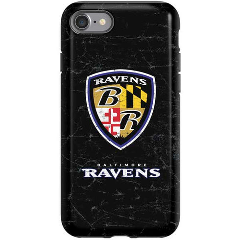 NFL Baltimore Ravens - Alternate Distressed iPhone SE (2nd & 3rd Gen) Pro Case